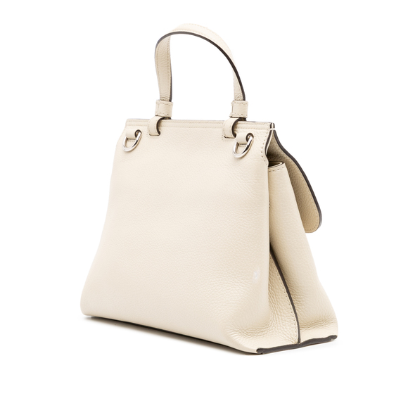 Pre-Loved Gucci Small Leather Bamboo Daily Satchel - Picture 2 of 12